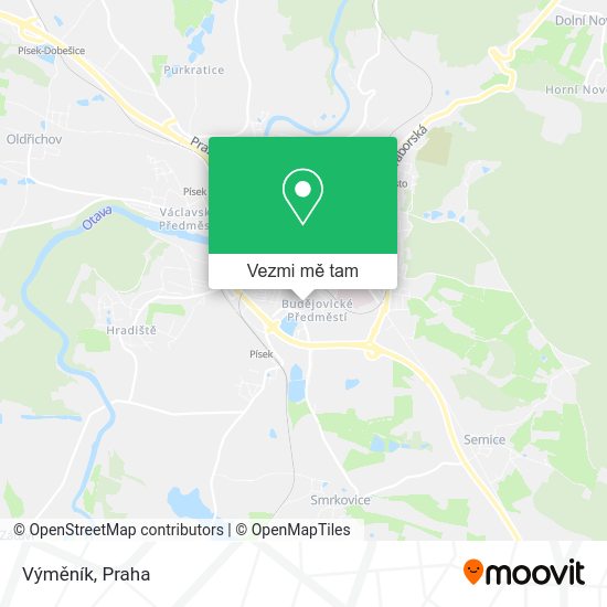 Výměník mapa