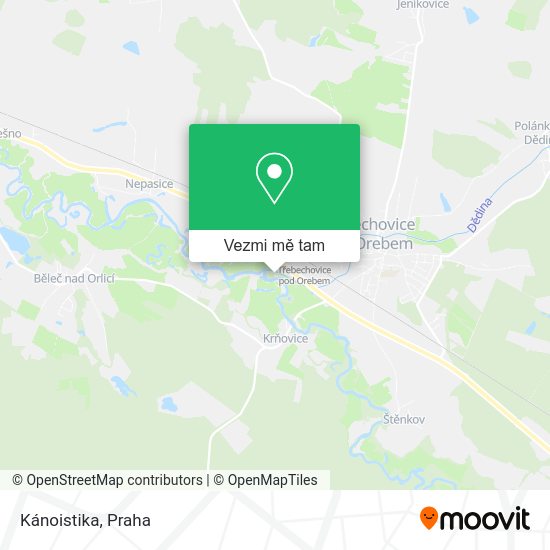 Kánoistika mapa