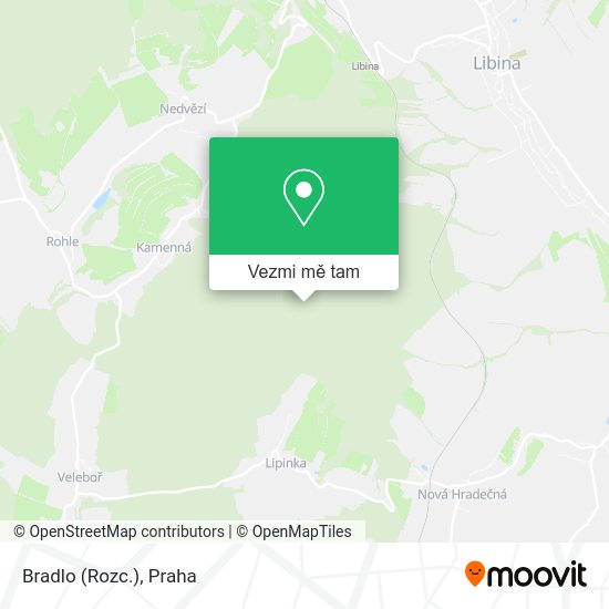 Bradlo (Rozc.) mapa