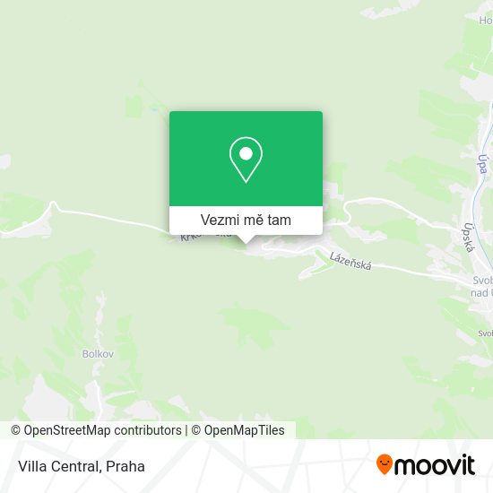 Villa Central mapa