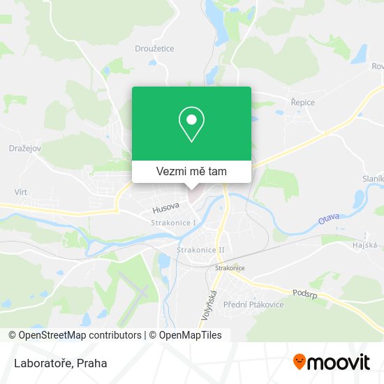 Laboratoře mapa
