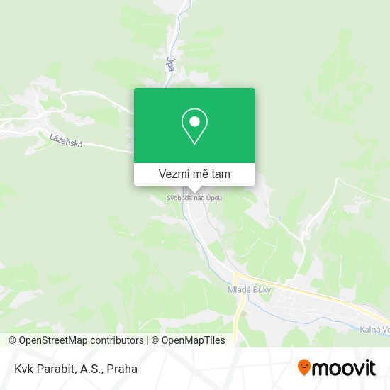Kvk Parabit, A.S. mapa