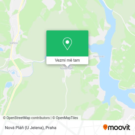 Nová Pláň (U Jelena) mapa