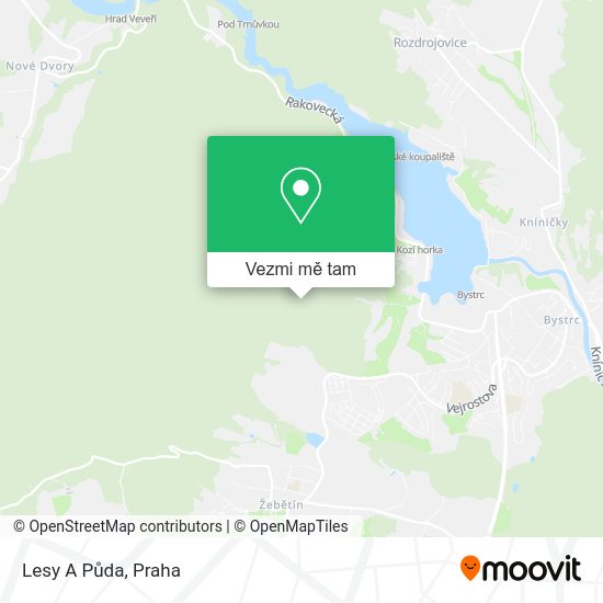 Lesy A Půda mapa