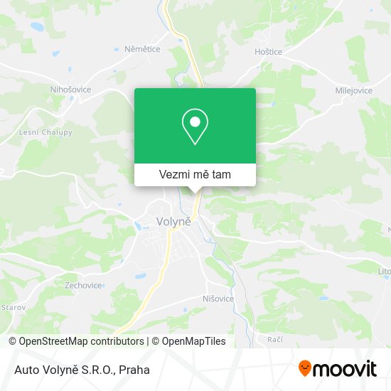 Auto Volyně S.R.O. mapa