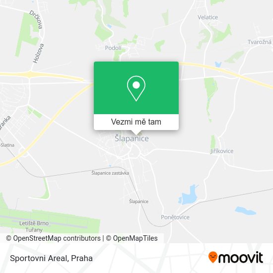Sportovni Areal mapa