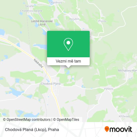 Chodová Planá (Lkcp) mapa