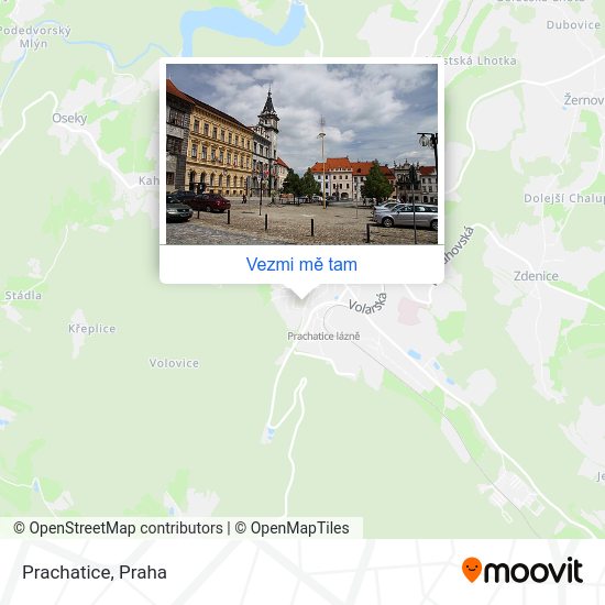 Prachatice mapa