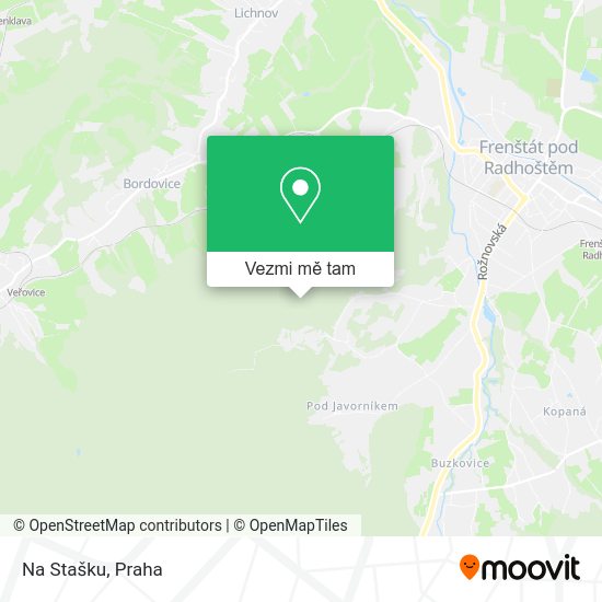 Na Stašku mapa