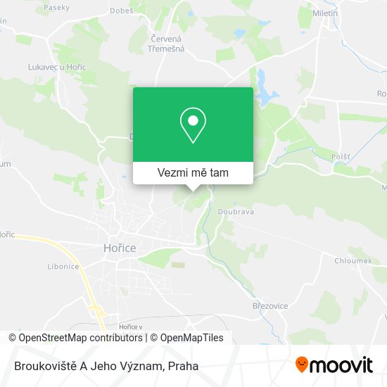 Broukoviště A Jeho Význam mapa
