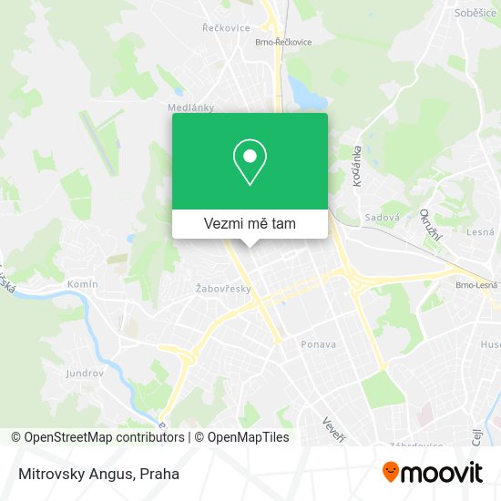 Mitrovsky Angus mapa