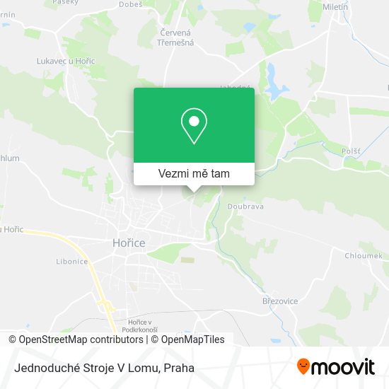 Jednoduché Stroje V Lomu mapa