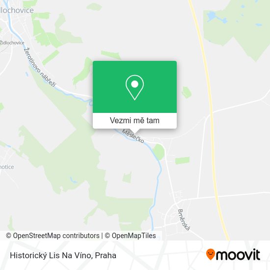 Historický Lis Na Víno mapa