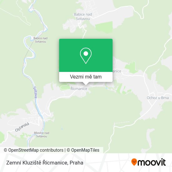 Zemní Kluziště Řícmanice mapa