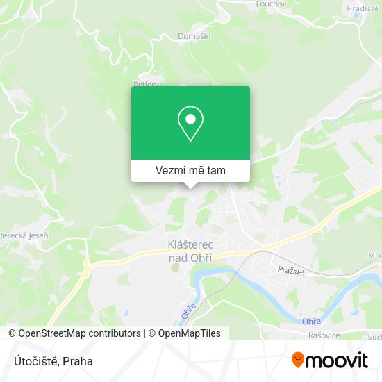 Útočiště mapa