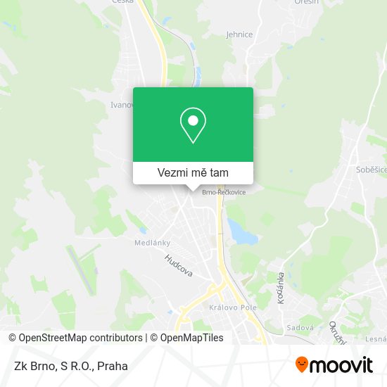 Zk Brno, S R.O. mapa