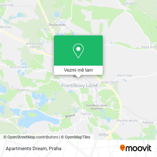 Apartments Dream mapa