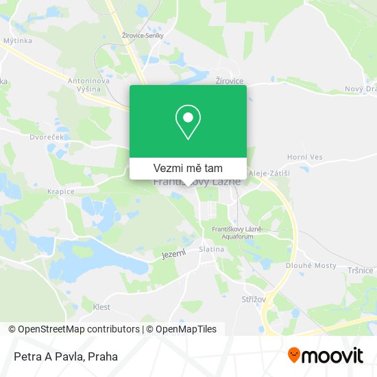 Petra A Pavla mapa
