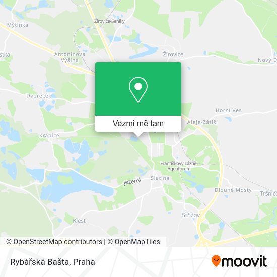 Rybářská Bašta mapa