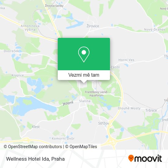Wellness Hotel Ida mapa