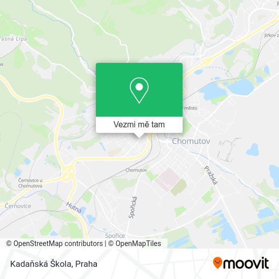 Kadaňská Škola mapa