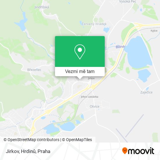 Jirkov, Hrdinů mapa