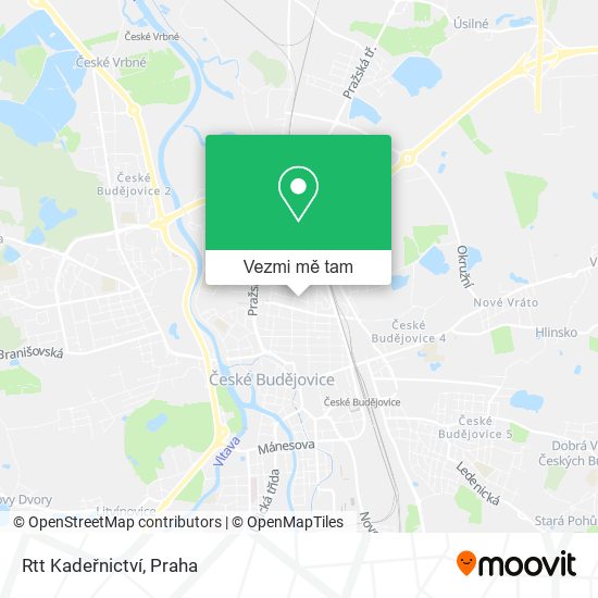 Rtt Kadeřnictví mapa