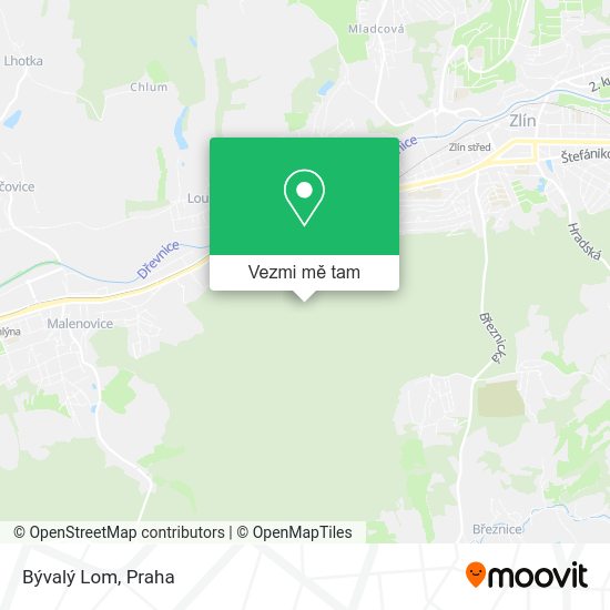 Bývalý Lom mapa