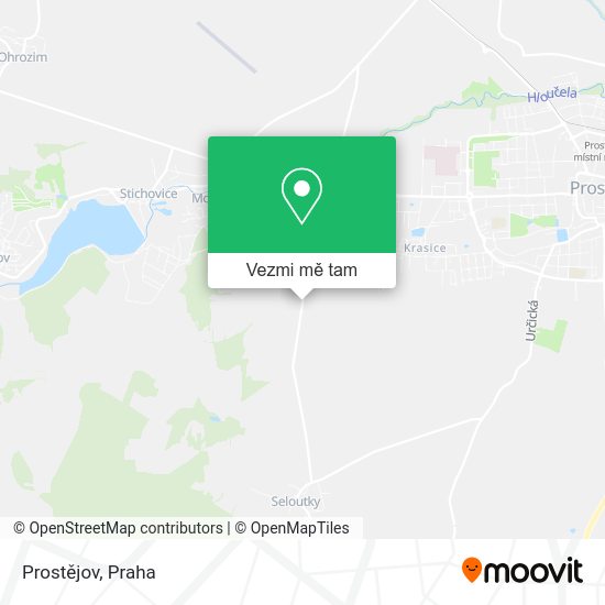 Prostějov mapa