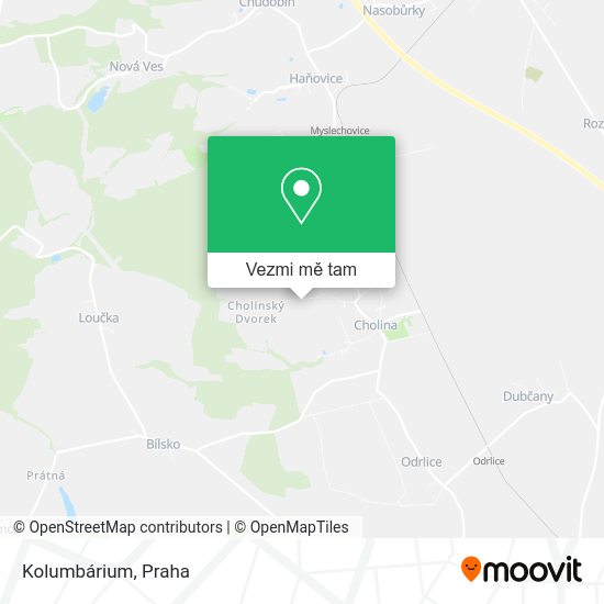 Kolumbárium mapa