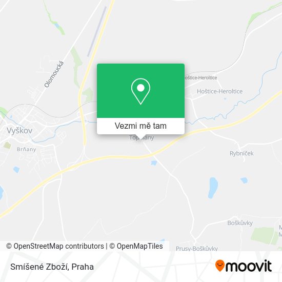 Smíšené Zboží mapa
