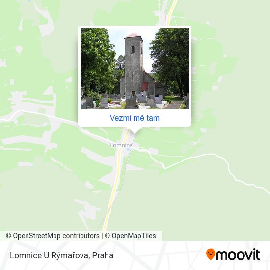 Lomnice U Rýmařova mapa