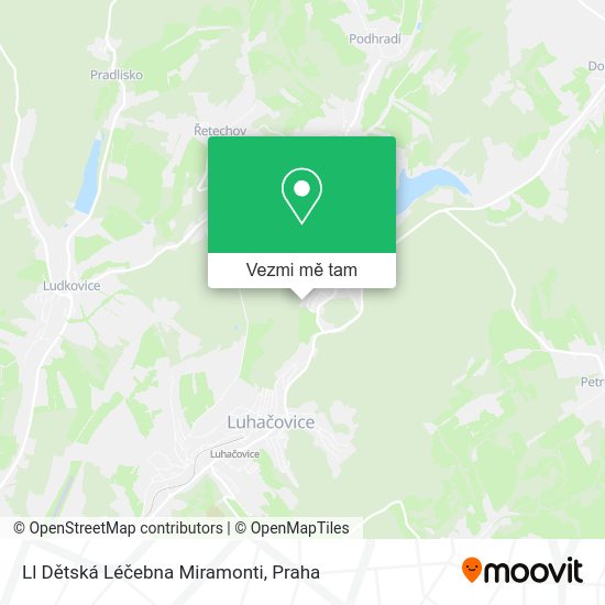 Ll Dětská Léčebna Miramonti mapa