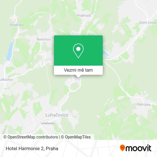 Hotel Harmonie 2 mapa