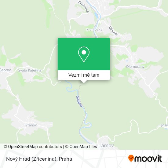 Nový Hrad (Zřícenina) mapa