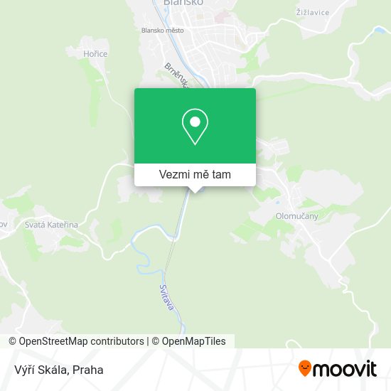 Výří Skála mapa