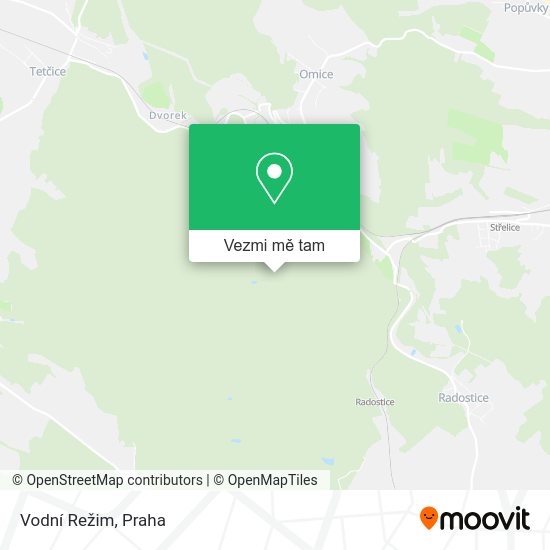 Vodní Režim mapa
