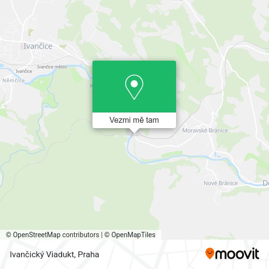 Ivančický Viadukt mapa