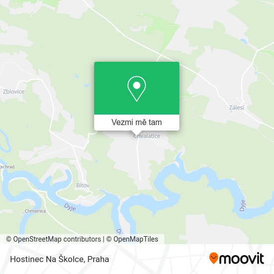 Hostinec Na Školce mapa