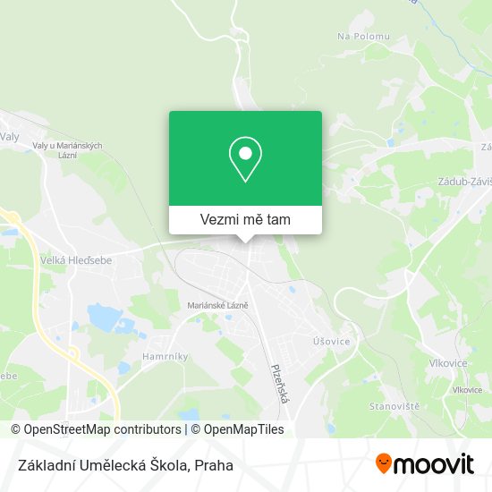 Základní Umělecká Škola mapa