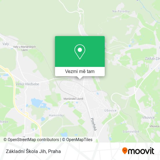 Základní Škola Jih mapa