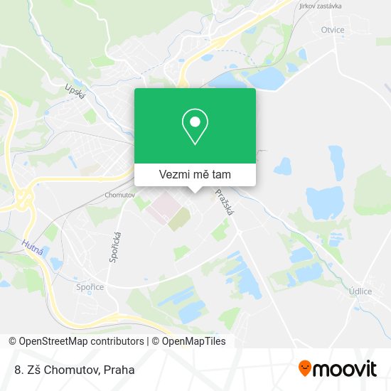 8. Zš Chomutov mapa