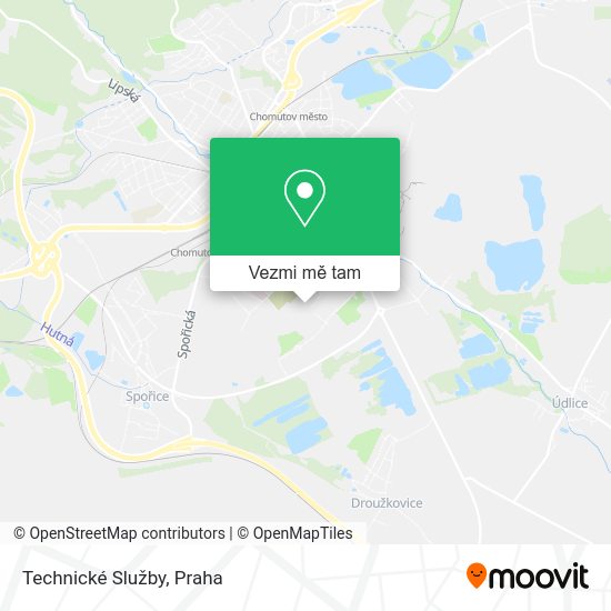 Technické Služby mapa
