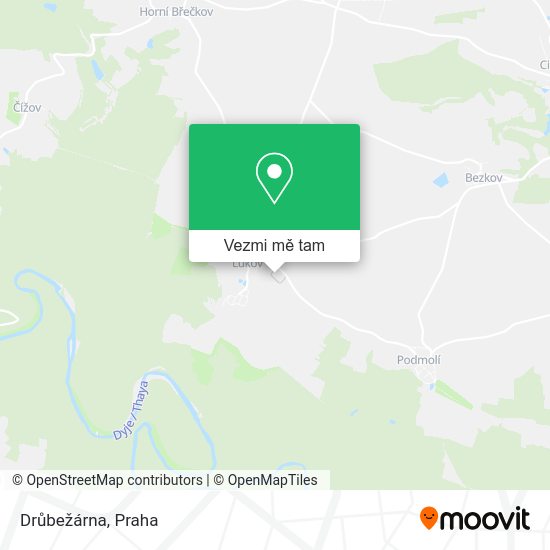 Drůbežárna mapa