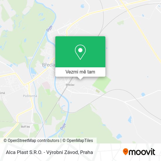 Alca Plast S.R.O. - Výrobní Závod mapa