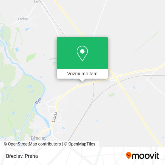 Břeclav mapa