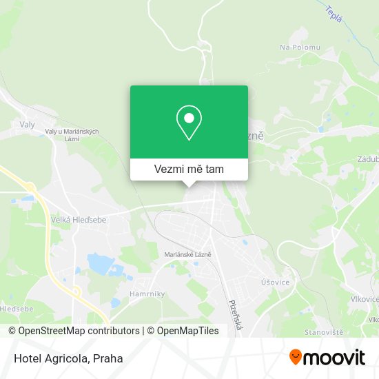 Hotel Agricola mapa