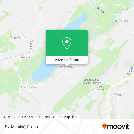 Sv. Mikuláš mapa