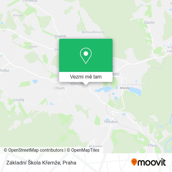 Základní Škola Křemže mapa