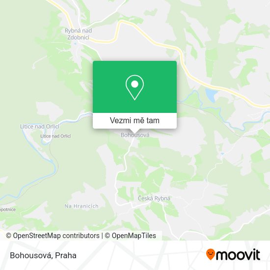 Bohousová mapa